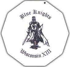 This Is A Sample Of A Full Color Digital Print Motorcycle Coaster This Is One We Printed For Blue Knights Wisconsin Chapter 1 Custom Print Imprinting Custom