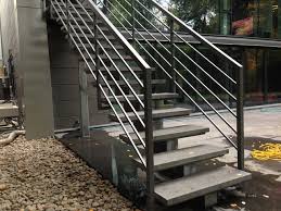 Check spelling or type a new query. Riverview Drive Privet House Exterior Metal And Stone Staircase Contemporary Exterior Toronto By Leo Kaz Design Inc Houzz