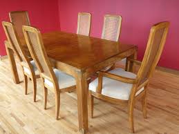 Glossy lacquer finish shines like glass and catches light nicely. Henredon Dining Chairs Off 75