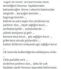 Limonun Faydalari Limon Tansiyon Grip