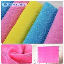 We then chose the 34 most popular products and tested them for the following: Arch M Exfoliating Towel Microabrasion Towel Washcloths Nylon Japanese Ninthavenue Europe