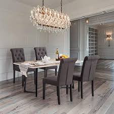 A mix of stationery & swivel dining chairs brings dynamic seating style to your space, with comfort & mobility. Homy Grigio Aristocratic Style Dining Chair Noble And Elegant Solid Wood Tufted Dining Chair Dining Room Chair Set Of 6 Charcoal Pricepulse