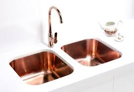 undermount copper kitchen sink