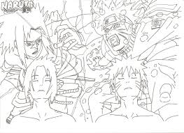 Naruto Contro Sasuke 2 Disegni Da Colorare Disegni Da Colorare E