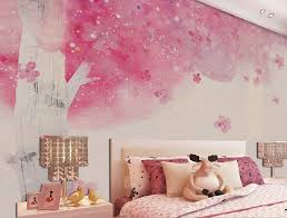 Transform any room with this fresh and modern wallpaper. Romantic Pink Wallpaper For Girls Bedroom Warm Girls Modern Pink And Purple Bedroom 959x729 Download Hd Wallpaper Wallpapertip