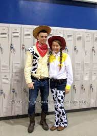 Coolest Jessie And Woody Couple Costume Cute Couple Halloween Costumes Couple Halloween Costumes Couples Costumes