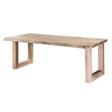 Table Paloma En Chene Massif Live Edge Pieds U En Bois For Me Lab