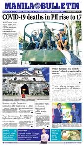 Frequency 30 posts / yearalso in. Get Your Digital Copy Of Manila Bulletin March 19 2020 Issue