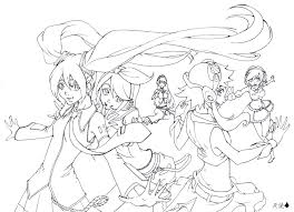 Vocaloid Colouring Pages Page Vocaloid Colouring Pages Coloring Pages
