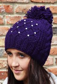 Purple sale wool hat
