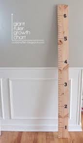 Giant Ruler Growth Chart Diy Crab Fish Diy Growth