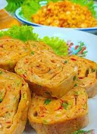 Telur Gulung Padang Resep Masakan Telur Gulung Resep Makanan