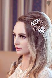 Gigi Chain Black Snap Clip Retro Clip Trendy Hair Clip Geometric Hair Clip Modern Runway Clip Designer Gold Clip Minimalist Clip Geometric Hair Clip Hair Clips Hair And Beauty Salon