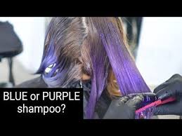 Blue Vs Purple Fanola No Yellow Vs No Orange Shampoo Mask Demonstration With Miju Van Salon La Yellow Blonde Hair Toner For Orange Hair Tone Orange Hair