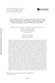 Not too long ago, the smartphone was the most innovative piece of technology crafted by enthusiastic to find the best mobile phone for you, you can check out some mobile phone reviews in malaysia or read some mobile phone comparisons in. Pdf A Systematic Review On Smartphone Skin Cancer Apps Coherent Taxonomy Motivations Open Challenges And Recommendations And New Research Direction