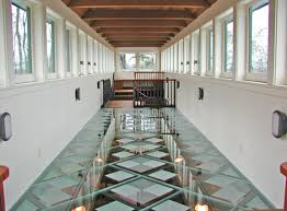 3) typically glass design is based on an allowable l/175 deflection limit on the supporting members. Advantages Of Glass Flooring Glass Floor Panel