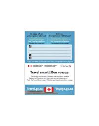 At ama, we want you to stay protected, wherever you go. Emergency Contact Card Travel Gc Ca