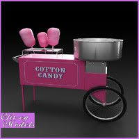 Cotton Candy Cart 3d Model Candy Cart Model Candy Recipes