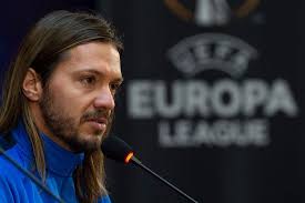 Zuerichs Player Adrian Winter Attends Press Editorial Stock Photo