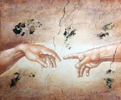 God on the right, and adam on the left. Adam Painting Michelangelo Painting Inspired