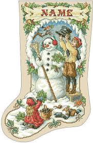 Cross stitch christmas stockings for the entire family patterns. Kooler Design Studio Nostalgic Christmas Stocking Cross Stitch Pattern 123stitch