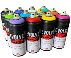 Evolve Elite12 Pack Mtn Montana Belton Molotow Ironlak Spray Paint