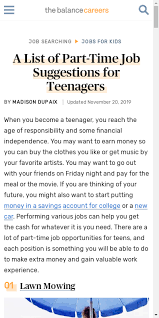 Search for jobs related to cuban lawn mowing jobs or hire on the world's largest freelancing marketplace with 19m+ jobs. Teen Jobs Part Time 20 Guides Examples