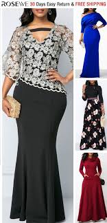 Lace Panel Cutout Front Black Maxi Dress Rosewe Dress Maxidress African Fashion Dresses Womens Dresses Fashion Dresses