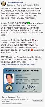 application requirementsvirginia respects people's rights for guns. Obscure Concealed Carry Group Spent Millions On Facebook Political Ads Wired