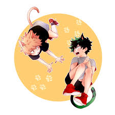 Submit it (after reading the guidelines) and we will post it here for 9,000+ bakudeku fans to see! Bakudeku Kitty Print Potatoccalon