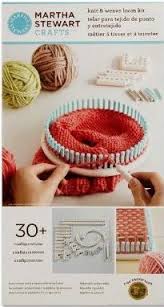 The new knitters make requests for the loom knitted scarves most of the time. Martha Stewart Crafts Knit Weave Loom Kit Allfreeknitting Com