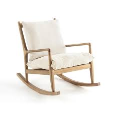 Rocking Chair Linnen Dilma Am Pm La Redoute In 2020 Meubel Ideeen Houten Stoelen Zitkussens