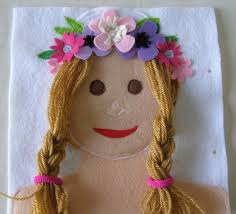 Book now sm hair braiding church st, 6711, 7f, riverdale, 30274 services weave $70.00. Hair Design Quiet Book Page Gift For Niece Sensory Toy Etsy Quiet Book Hair Designs Sensory Toys