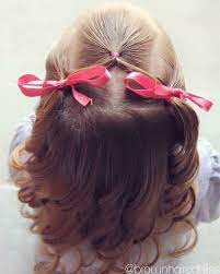 Pin By Christina A Touch Of Salt And On Peinados De Nina Girl Hair Dos Baby Hairstyles Flower Girl Hairstyles