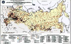Karta Poleznyh Iskopaemyh Rossii Gornodobyvayushaya Promyshlennost