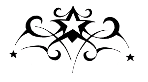 Tribal Star Design By Blackstar37kerry On Deviantart Star Tattoo Designs Star Tattoos Roses Drawing