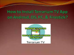 The problem is you might get a jailbreak for trying to install it since it is not available in the app store. Terrarium Tv App Download For Android Ios Pc And Firestick Youtube