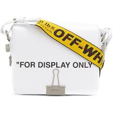 Off White For Display Only Tote 1 170 Liked On Polyvore Featuring Bags Handbags Tote Bags White Champagn Printed Tote Bags Off White Bag White Handbag