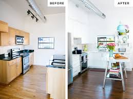 A galley kitchen design where the kitchen is a closed off room is a layout that i really the before and after pictures were both taking on sunny days, but the poor i removed a small center flush mount light and replaced it with two bright recessed lights. Final Reveal Kitchen Renovation Before After Love And Olive Oil Kitchen Remodel Small Stylish Small Kitchen Kitchen Remodel