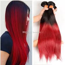 Similar hairstyles you may be interested in. 2020 Two Tone Red Hair 3 Bundles Brazilian Virgin Human Hair Weave 1b Red Ombre Hair Extension Red Colored Bundles From Humanhair 3 87 5 Dhgate Com