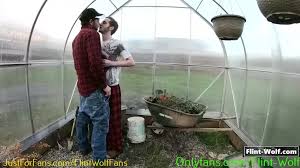 Redneck Gardener Fucked me outside in the Greenhouse