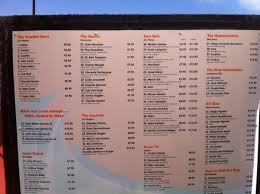 Surrounded by an air of friendly competition and excitement, surfside sports bar. Surf Side Menu Bild Von Surfside Bar Grill Malta Tripadvisor