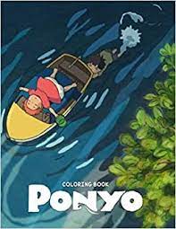Magical tale of a boy and his goldfish ponyo 17 ponyo. Amazon Com Ponyo Coloring Book 50 Coloring Pages Lovely Coloring Book Creative Illustrations Suitable For All Ages To Experience The Sense Of Taste Relieve Pressure 9798732027082 Fabre Gerard Libros