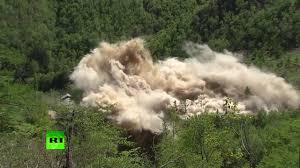Image result for north korea destroys nuclear youtube