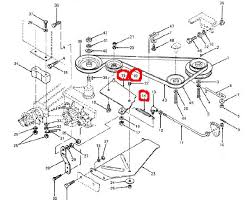 Cub cadet 1500 series lawn tractor with hydrostatic transmission; Cub Cadet Drive Belt Tension Spring Off 50