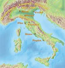 Note that maps may not appear on the webpage in their full size and resolution. Geography This Picture Is Of A Map Of The Many Mountains Italy Has Italy Is Very Mountainous Some Of The Mountains A Italy Geography Italy Map Geography Map