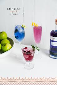 Colourful Cocktails Empress 1908 Gin Gin Cocktails Wedding Signature Drinks Gin Cocktail Recipes