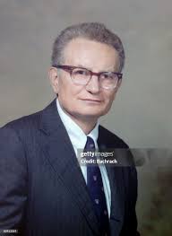 Portrait of American economist Paul Anthony Samuelson . He won the... News  Photo