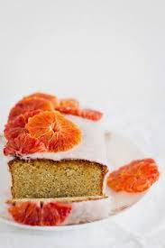 Sour cream orange pound cake with orange glazeacross the boulevard. Blood Orange