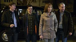 Friday night dinner was a british television sitcom written by robert popper and starring tamsin greig, paul ritter, simon bird, tom rosenthal, and mark heap. Friday Night Dinner Stars Tamsin Grieg Tells Us Off A Lot On Set